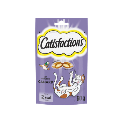 CATISFACTIONS™ Friandises au canard pour chat et chaton 60g