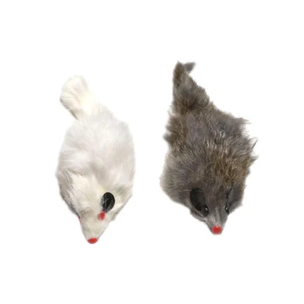 Jouet souris x2, 9cm