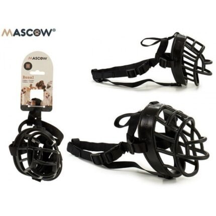 MASCOW - MUSÉLIERE NOIRE POUR CHIEN DE TAILLE MEDIUM.